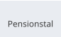 Pensionstal